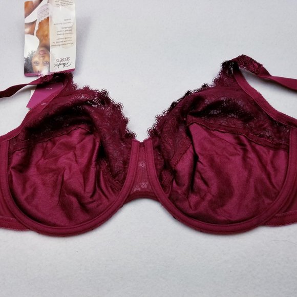 Playtex Secrets #4302 Rosebud Embroidery -42DD-NWT - Picture 6 of 9